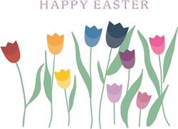 Happy Easter Tulips
