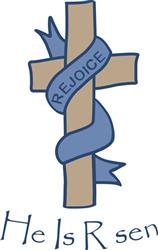 He Is Risen Cross