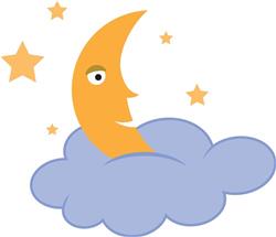 Moon In Clouds