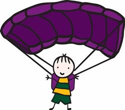Parachuting Boy