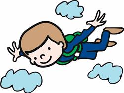 Skydiving Boy