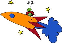 Spaceship & Alien