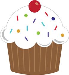 Sprinkled Cupcake