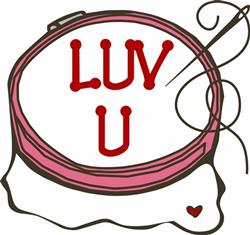 Stitching Valentine