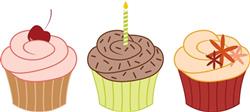 Three Cupcakes