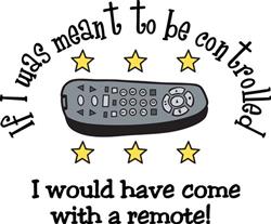 To Be Controlled
