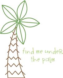 Tropical Tree Outline