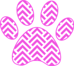 Patterned Paw Print