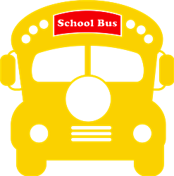 School Bus Front Monogram