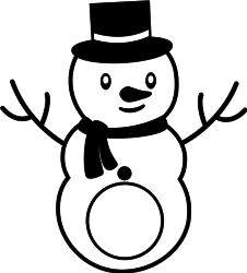 Snowman Monogram