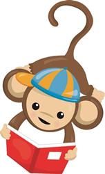 Monkey With Book