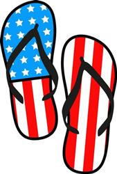 America Flip Flops