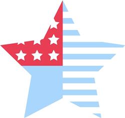 American Flag Star