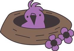 Bird In Nest