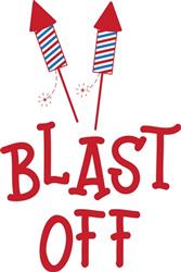 Blast Off Patriotic Rockets