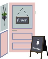 Boutique Door