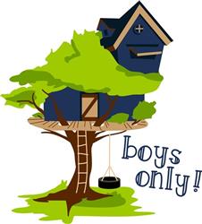 Boys Only Treehouse