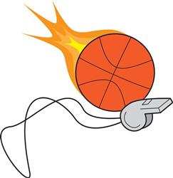 Flaming Basketball