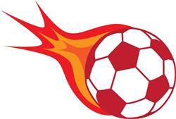 Flaming Soccer Ball