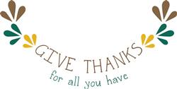 For All You Have