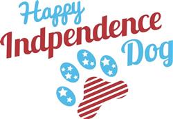 Happy Independence Dog