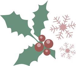 Holly Snowflakes