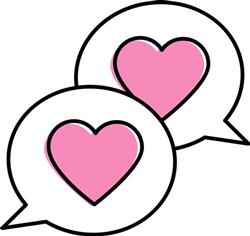 Love Chat Bubbles