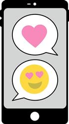 Love Emoji Text