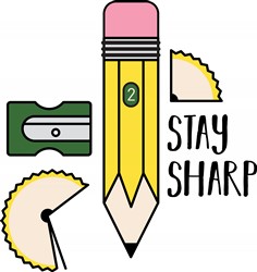 Stay Sharp print art print art at EmbroideryDesigns.com ...