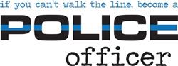 Police Blue Stripe