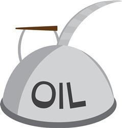 Round Oil Can
