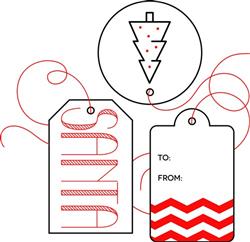 Santa Gift Tag
