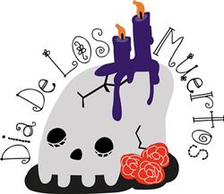 Skull With Candles