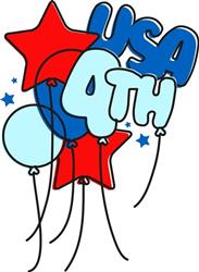 USA 4th Balloons