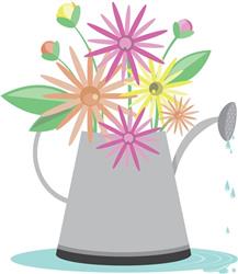 Watering Flowers