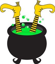 Witch Feet In Cauldron