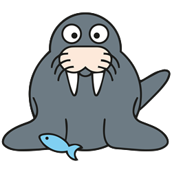 FSL Cartoon Walrus