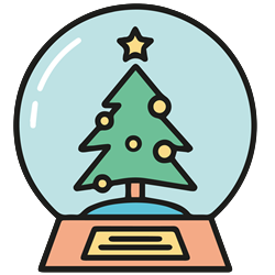 FSL Christmas Tree Snow Globe