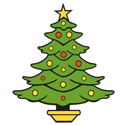 FSL Decorated Christmas Tree