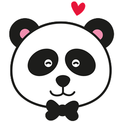 FSL Valentines Day Panda