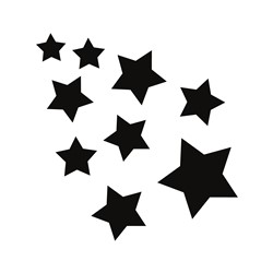 Shooting Stars SVG cut file at EmbroideryDesigns.com