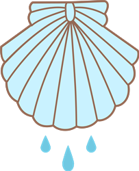 Baptism Shell Applique