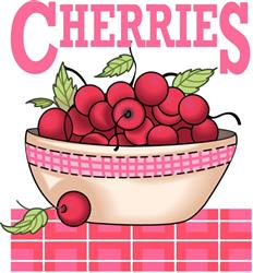 CHERRIES ON TABLE