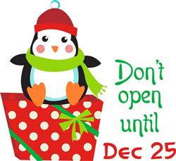 DONT OPEN UNTIL DEC