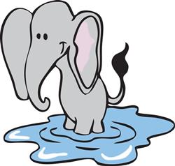 ELEPHANT BATHING