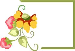 FLOWER FRAME BORDER