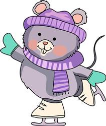 MOUSE ICE SKATING