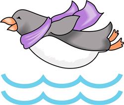 PENGUIN DIVING