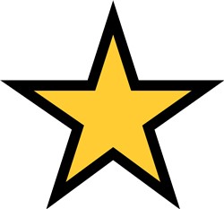 Star Four Inches STAR APPLIQUE FOUR INCHES print art print art at EmbroideryDesigns.com ...