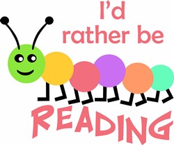 ID RATHER BE READING SVG cut file at EmbroideryDesigns.com ...